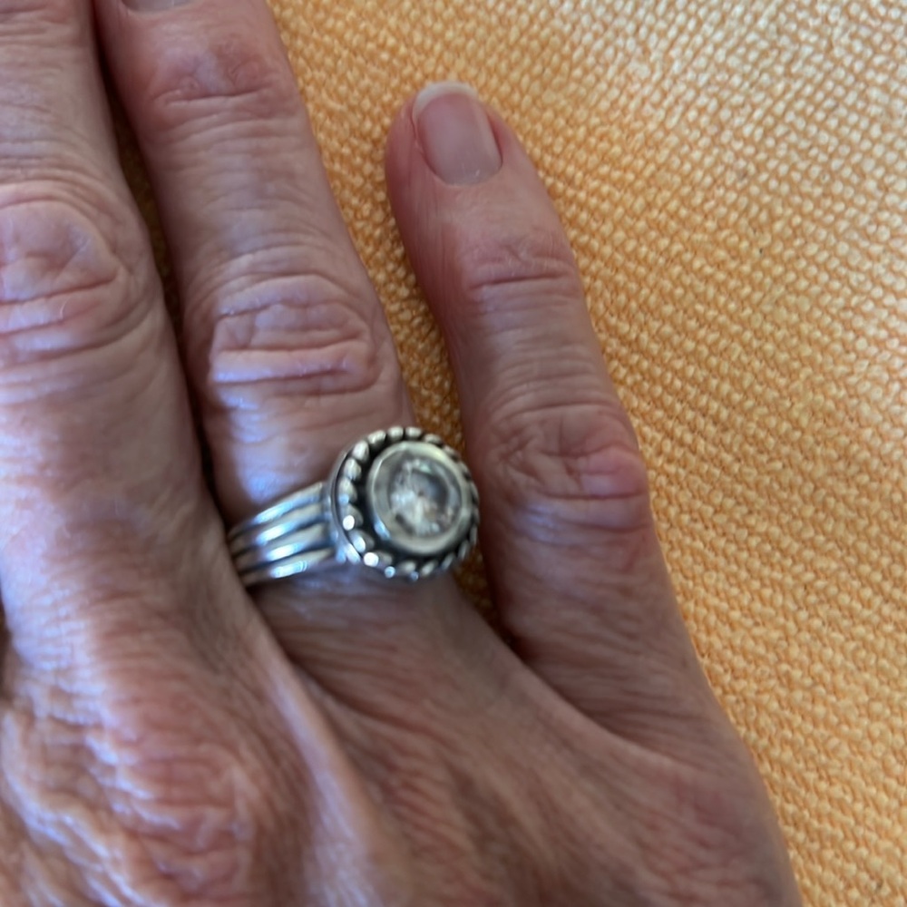 Silver ring size 6